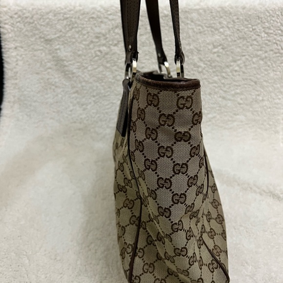 Gucci Tote Bag GG Canvas Leather - Picture 7 of 16